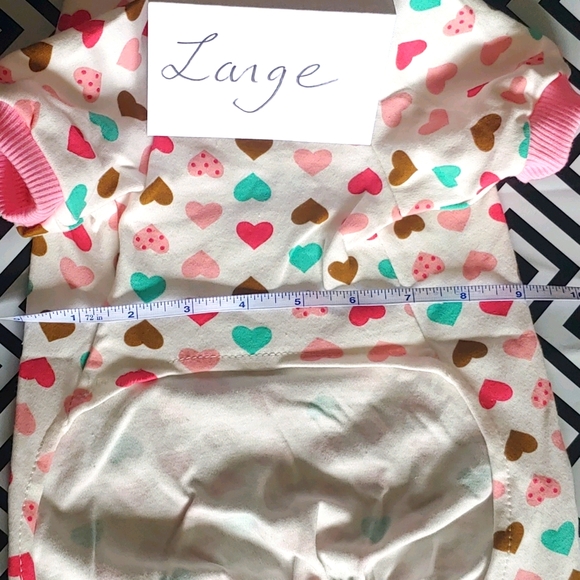 Hearts Pet Pajama for Dogs - Picture 13 of 16